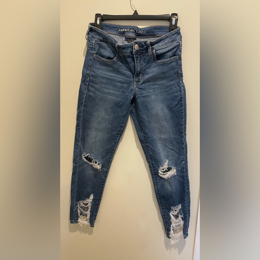 American Eagle size 8 jegging crop